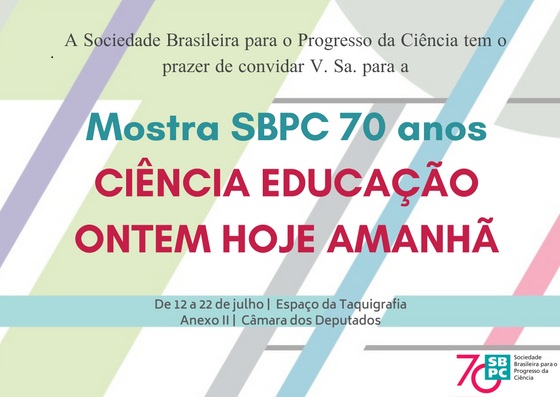 Comemorações dos 70 anos da SBPC, Dia da Ciência e Dia do Pesquisador